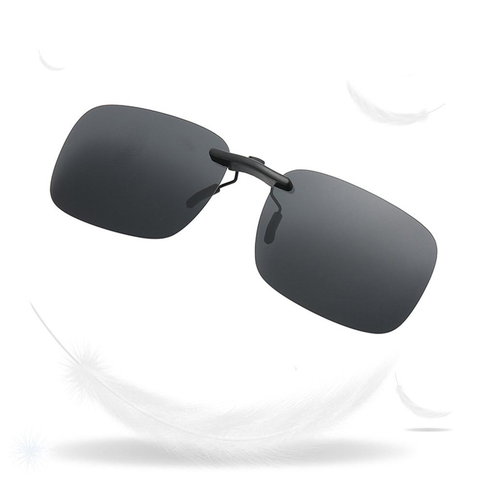 Clip-On Sunglasses Uv Polarized Clip-On Frameless Sunglasses Lenses Anti-Glare Anti-Glare Sunglasses Lenses