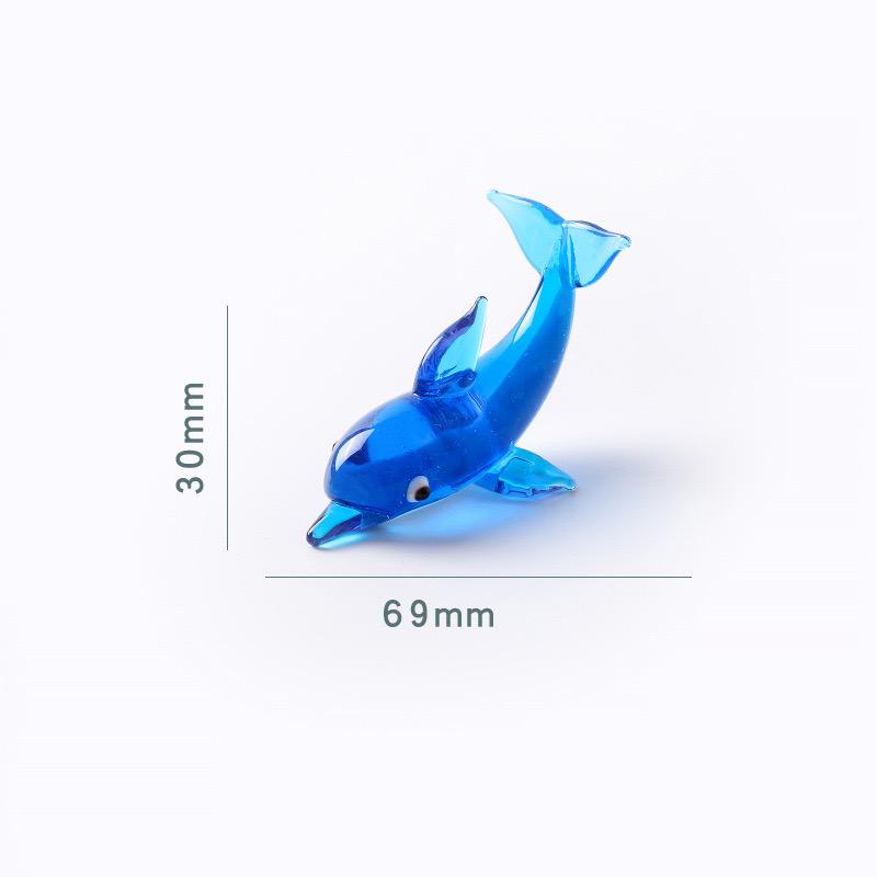 Neue Kreative Dekoration Niedliche Kleine Delfin Serie Schreibtischdekoration Glas Wohnzimmerdekoration Heimdekoration Delfin Glas