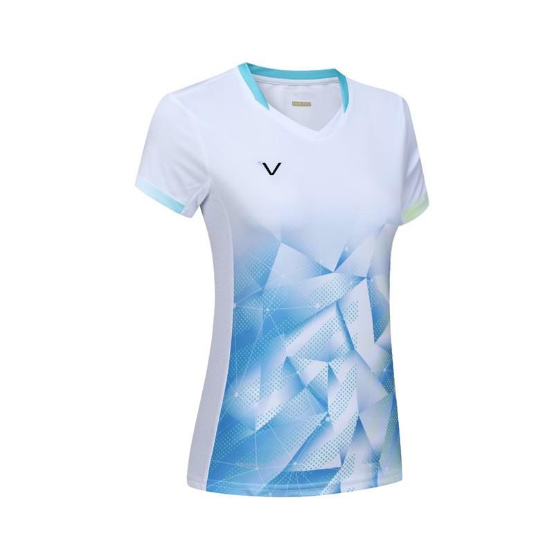 Unisex Badminton T-Shirt Kurzarm Sport T-Shirt Herren Damen Kinder Atmungsaktiv Training Wettkampfbekleidung