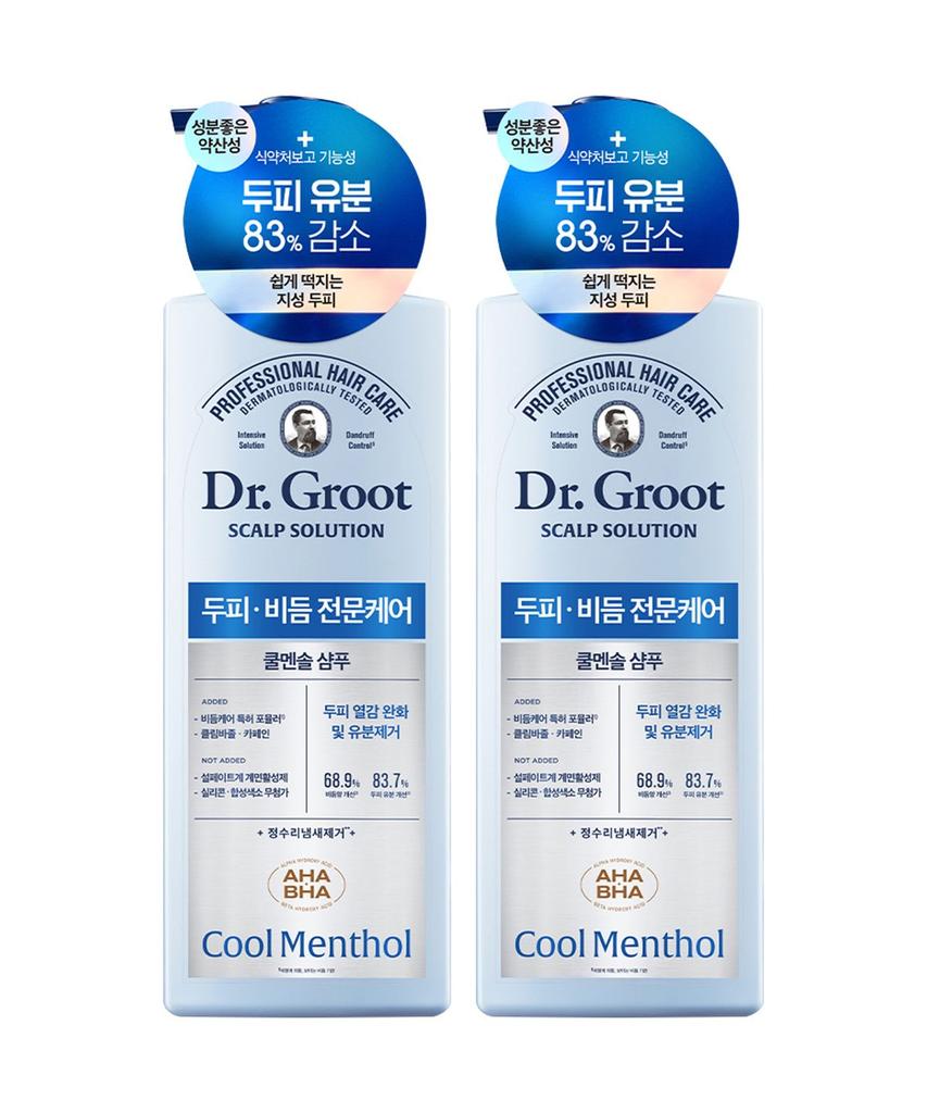 Scalp Solution Cool Menthol Shampoo 700ml X 2