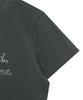 Syupeodeulai Women'S Slogan Logo T-Shirt Charcoal Sdfiscq02Chl