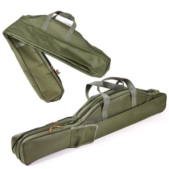 1/1,5M Skládací taška na rybářské pruty se zipem Pouzdro držák na rybářské náčiní