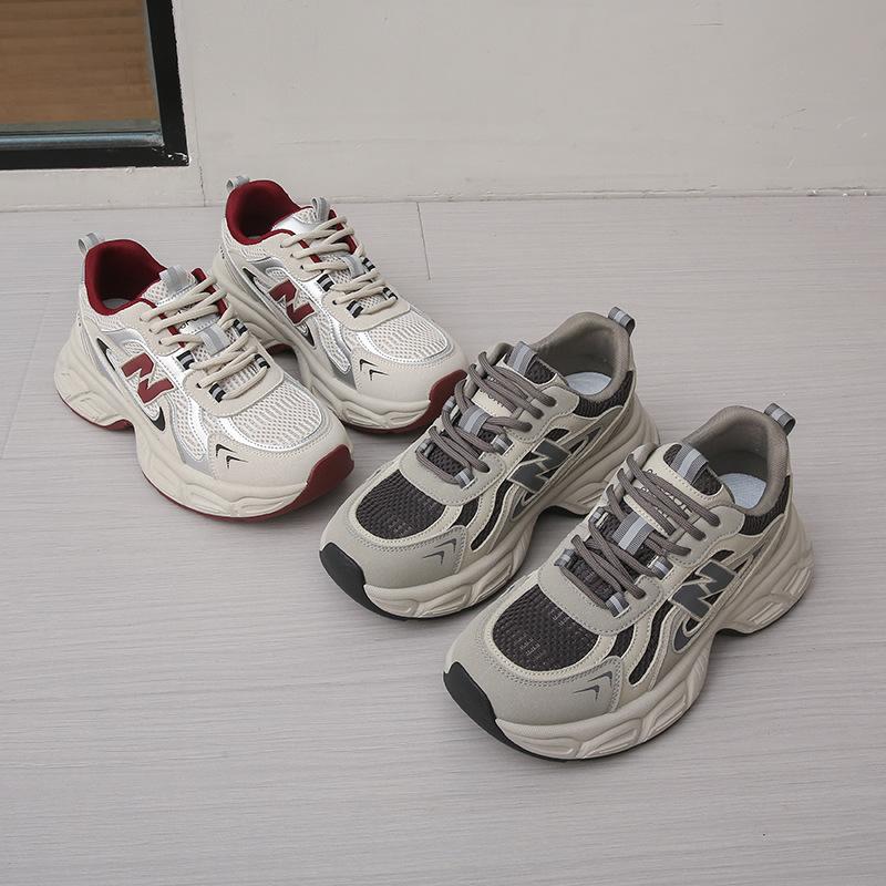 Fashion retro dad shoes women's spring new platform casual shoes small versatile sneakers