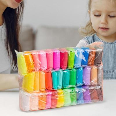 Super Light Clay With Hand Tools Air Dry Modelling Clay Creative Colorful Mud Moulding Clay DIYs Crafts Gifts For Childrens Kids