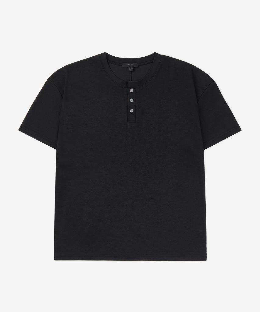 Dei Cp Muscle Fit Henley Neck Short Sleeve T-Shirt_4 Color