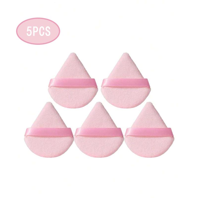 

5-Pack Pink Makeup Blender Sponges - Ideal Christmas Stocking Stuffer & Gift Set for Makeup Lovers - Soft & Flawless Application розовый