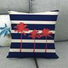Nordic Geometric Pattern Digital Printing Short Plush Pillow Covers Decorative For Car Sofa Office Cushion Cover Home Goods