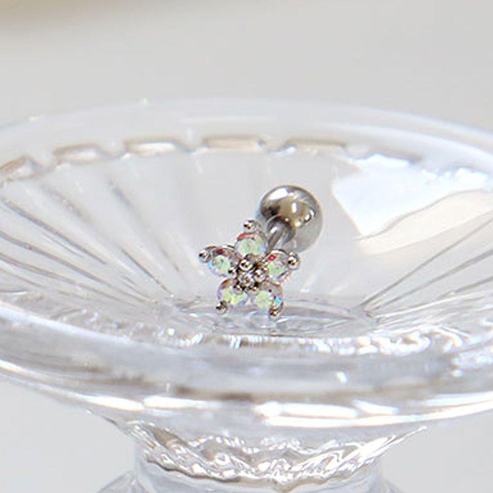 [1+1] Fashion Piercing Little Flower 2 types, choose 1 (sold individually)