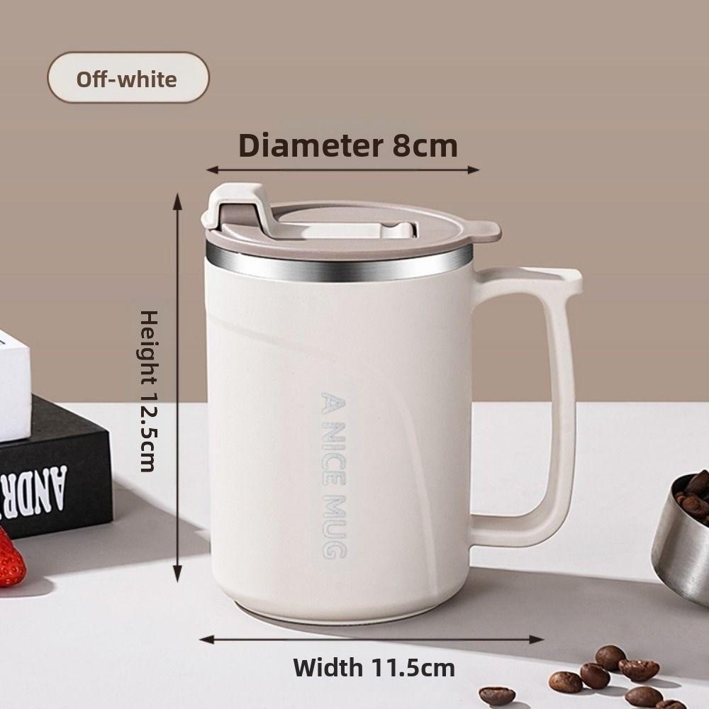 Stainless Steel Vacuum Water Bottle 500ml Milk Coffee Mug Drinkware Insulated Coffee Cup  Tea