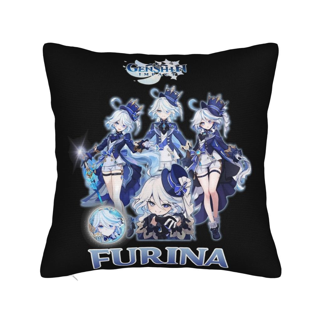 Genshin Impact Collei Wish Gacha Pillowcase Printing Polyester Cushion Cover Decorative Splash Art Throw Pillow Case Cover Home