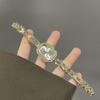 Temperament Haute Women'S Watch Diamond-Encrusted Square Bracelet Watch Fashion Light Luxury Xiaoxiangfeng Watch