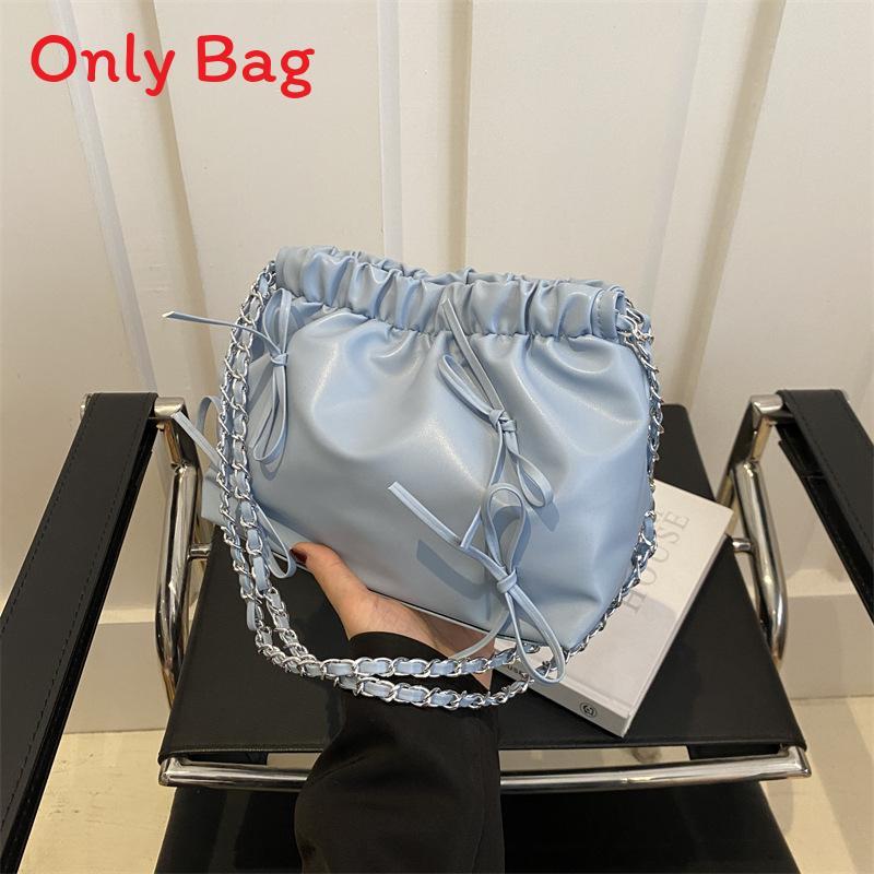 Pu Water Bucket Bag For Women With Magnetic Closure And Inside Phone Pocket For Casual Daily Use