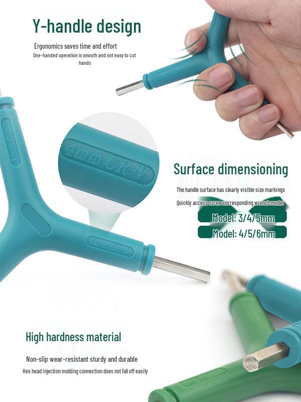 Y-Shape Hex Wrench & Screwdriver for Bike and AC Repair