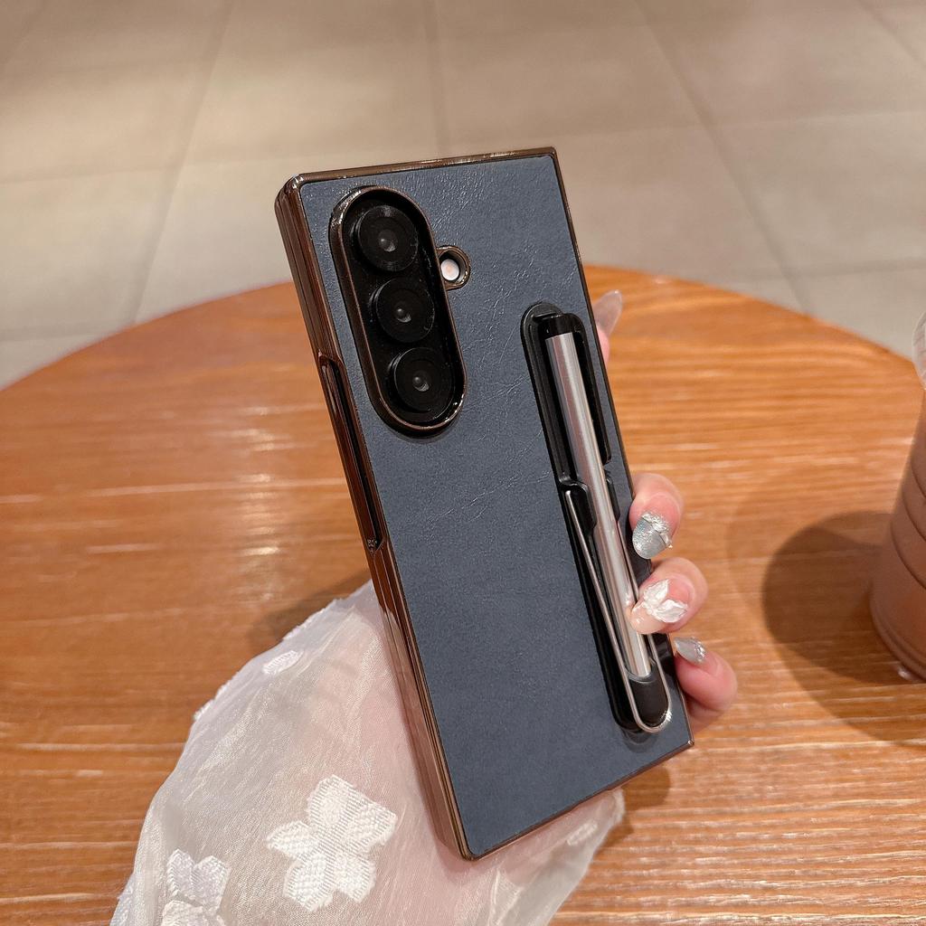 Electroplated Touch Pen Stand & Protective Case for Samsung Z-Fold 7/6