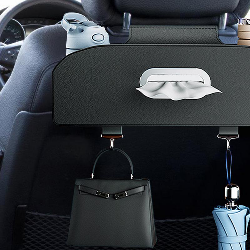Úložný box na autosedačku Vnitřní organizér na opěrku hlavy sedadel Zadní multifunkční kontejner na jídlo pití organizér