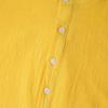 Summer 2024 Bestseller: Men's Solid Color Cotton Linen Stand Collar Short Sleeve Shirt - European & American Style