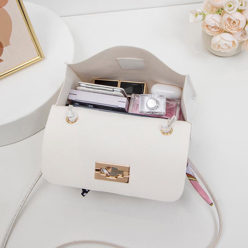 2025 Women's Embossed Diamond Pattern Crossbody Bag - Classic Small Square Handbag