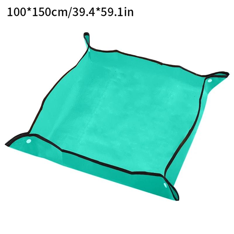 50-100cm Planting Mat Gardening Plant Repotting Mat Potting Pad Foldable Garden Plant Flower Pot Transplanting Waterproof Mats