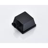 Square Wall Elbow for Hand Held Shower, Matte Black