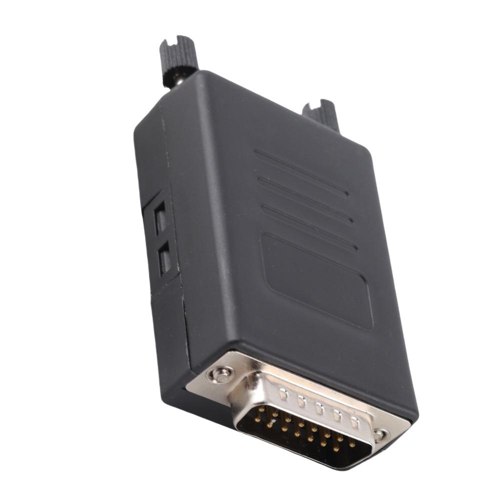 DB15 DB15 Connector Solderless Male Connector DB15 Breakout Connector with Case 15 Pin Breakout Module Connector