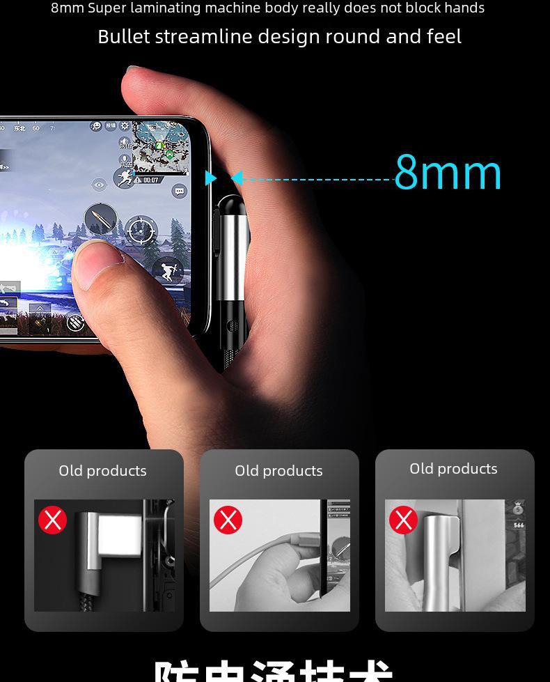 Fast Charging 3A TYPE-C Data Cable for Android and Apple Devices with Unique Elbow Design.