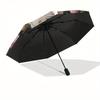 1pc Floral Circular ArrangementUmbrella with Plastic Handle,Suitable for All Seasons Home Travel Outdoor UmbrellaB1795