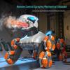 Gesture-Control Dinosaur Stunt Car: 8-Wheel Drift, Spray, Lights & Music Toy