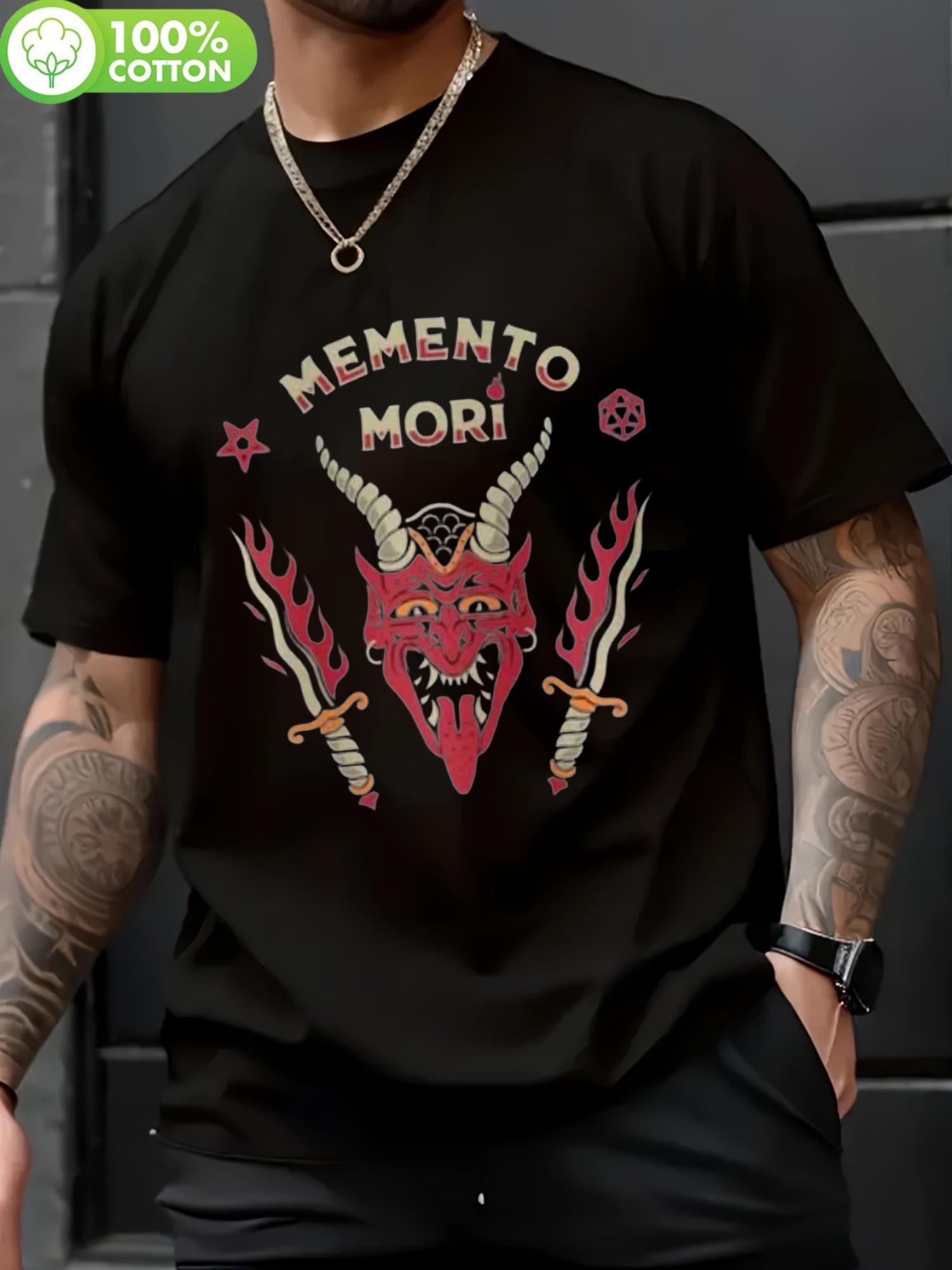 Memento Mori Devil Demons Graphic T-shirt L