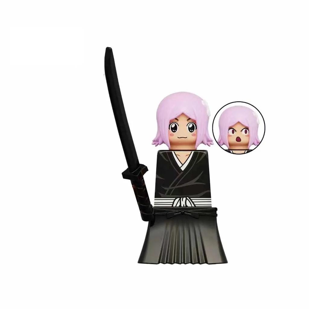 Mini Anime Figures Building Blocks Kurosaki Ichigo Ulquiorra Cifer Multiple Weapon Accessories Toys Gifts