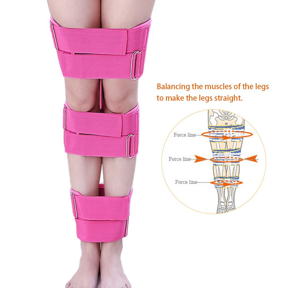 O Type Legs Corrector Belts Bowlegs Strengthen Bandage Kit Correction Strap for Adult Childrenpink