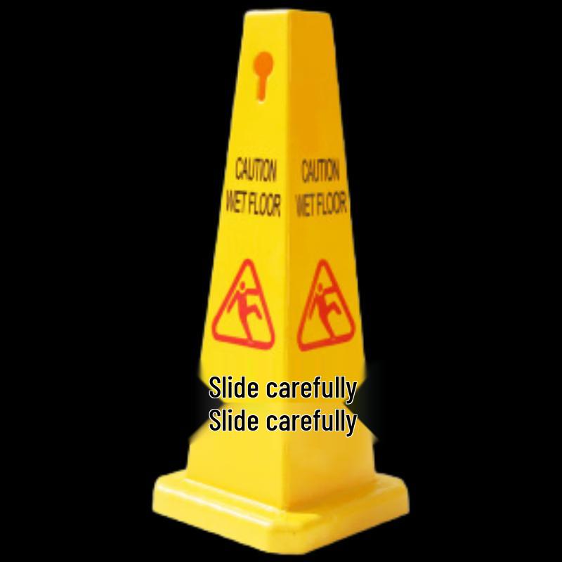 DAXTE Thickened Plastic Caution Wet Floor Warning Sign