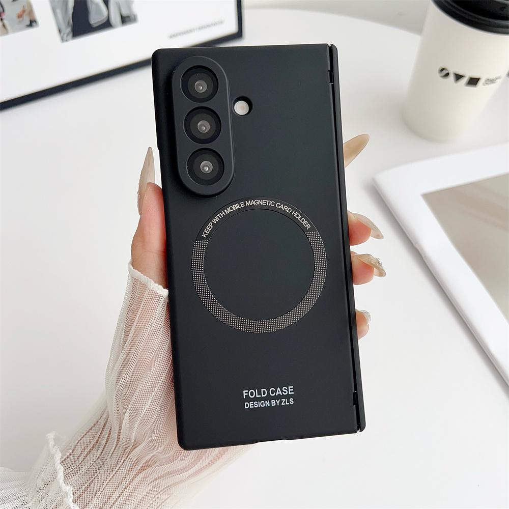 For Samsung Galaxy Z Fold7 5G Case Hard PC Phone Cover Compatible with MagSafe