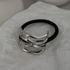 2025 New Hollow Curved Hair Band Summer Versatile High-end Sense Headrope Hair Tie Hair Ponytail Hair Accessories