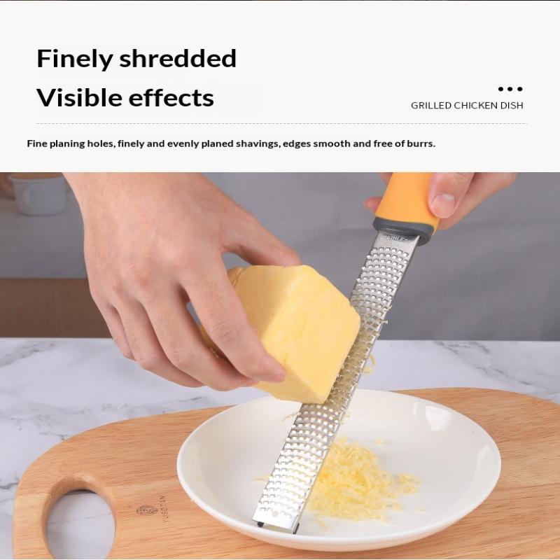 Multipurpose Cheese Grater And Citrus Zester For Parmesan, Lemon, Ginger, Garlic, Chocolate And More Fruit Kitchen Tool Gadgets