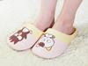 Atelier Momo and Momo Tama Friends X Sanrio Characters Tama Room Indoor Size Pink X & Badtz-Maru Shoes, Slippers, M, 23-25cm, Yellow, TFS43951-51