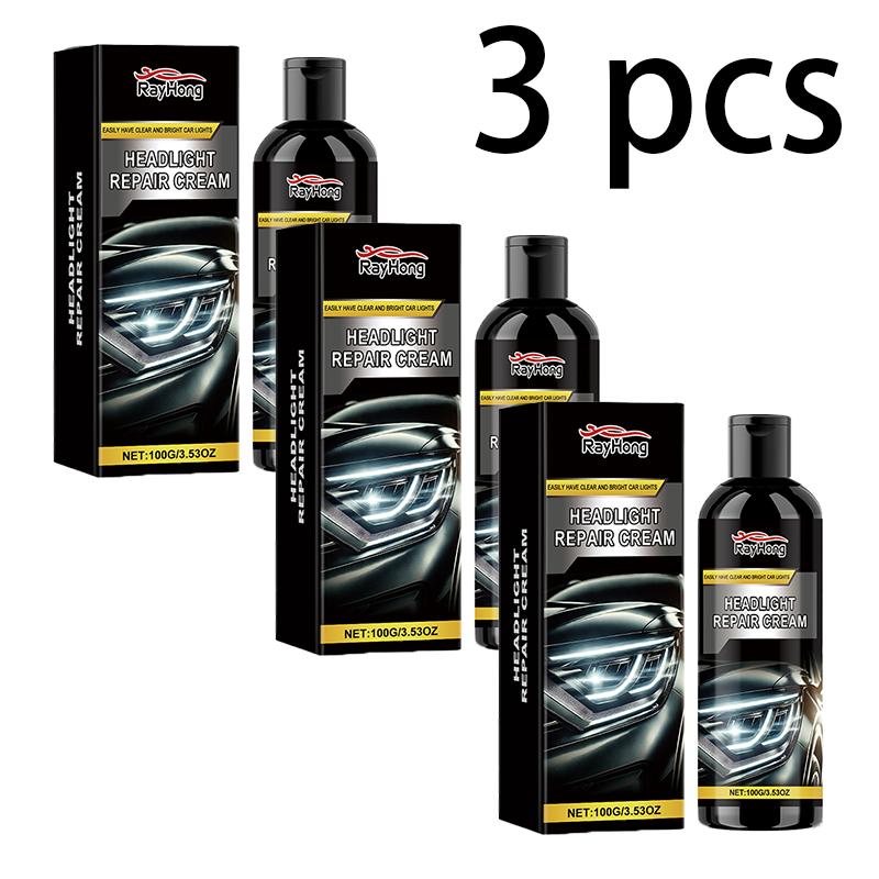 RAYHONG Headlight Refurbishing Cream Lamp Repair Polishing Care Cleaning Decontamination De-yellowing Refurbishing Care Agent