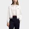 Fila Heritage Fw25 Brand Logo Fashion Casual Woven Polo Long Sleeve Jacket Women Jackets F11W548709F-WT