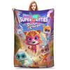 Super Kitties Gatti Coperta Caricata Battaglia Avventure Lana Fantastica Calda Coperta Ponderata per Letto Divano Decorazione Tessile Divano