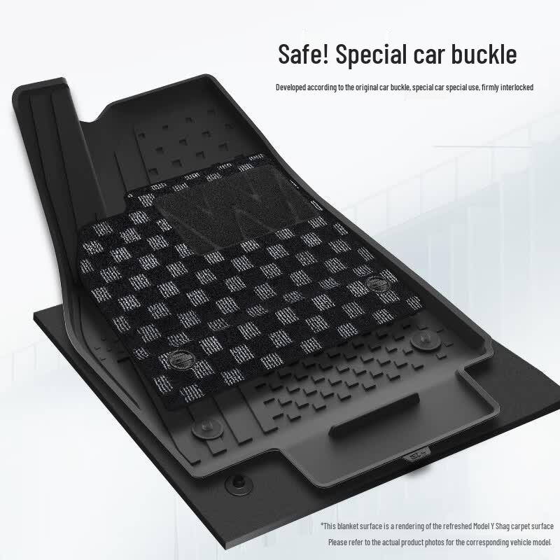 3W Youth Edition TPE Car Floor Mats for Tesla Model Y (Refreshed)