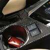 For Toyota Corolla 2014-18 Carbon Fiber Cup Holder Interior Decor Sticker Trim A