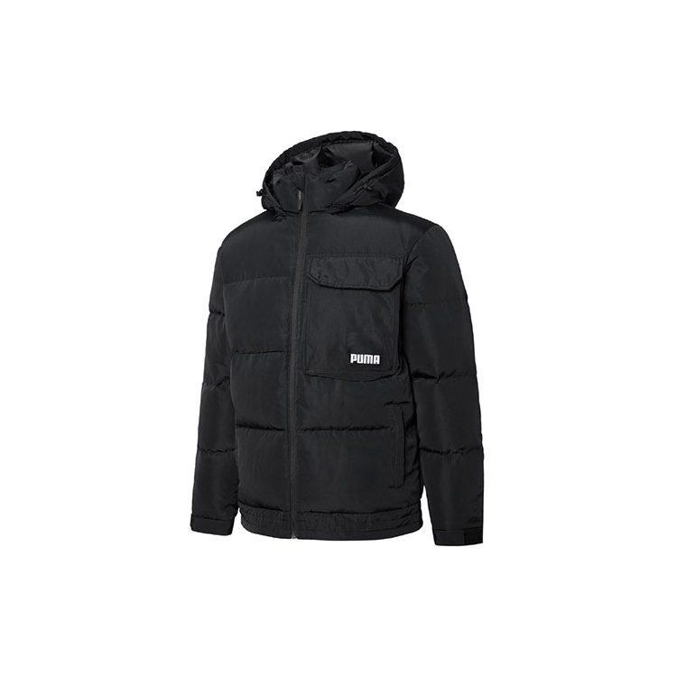 Puma Down Jackets Men's Black Hooded Moderate Other 532915-01