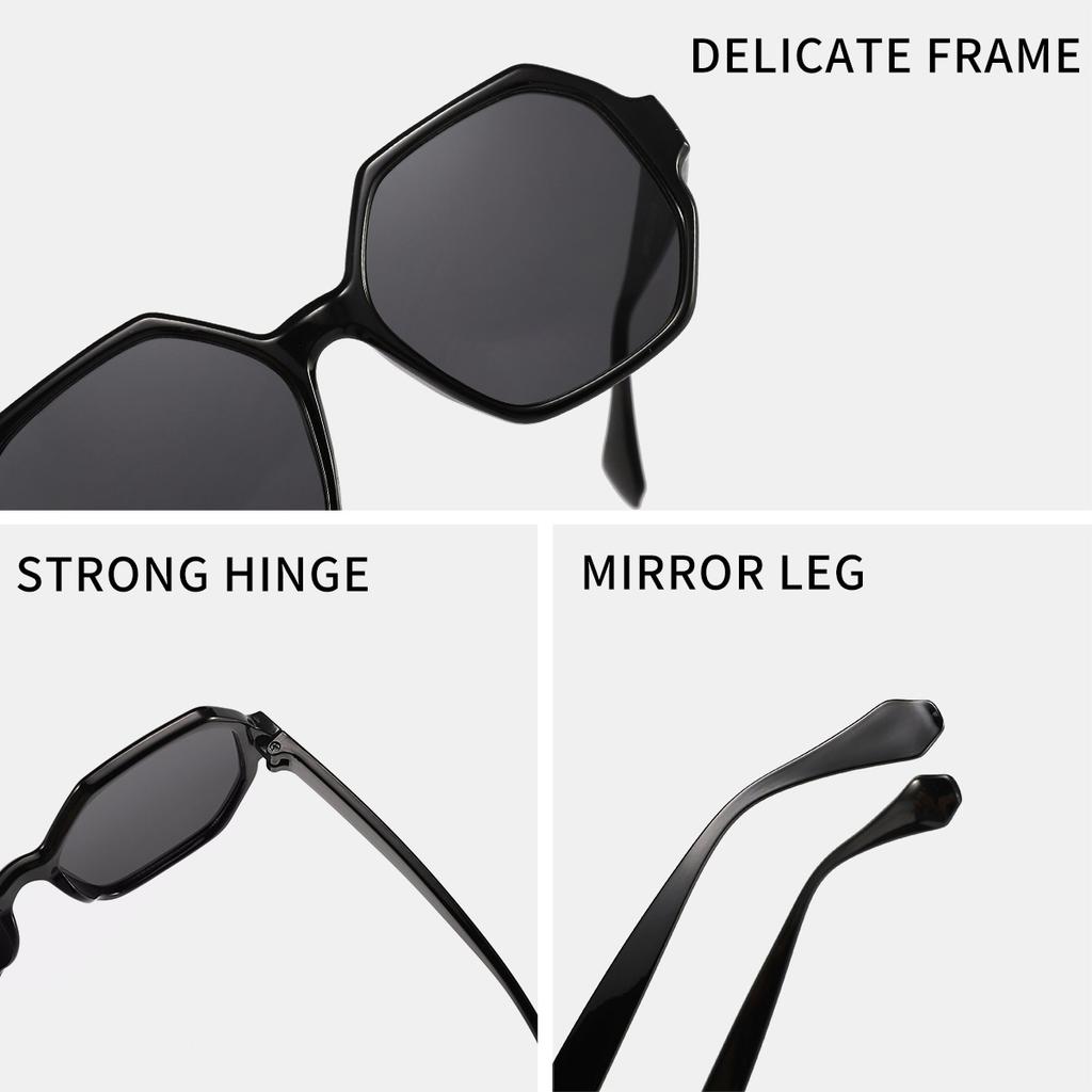 Vintage Square Sunglasses For Women Men Rectangle Sun Glasses Female Polygon Eyewear for Male Female Eyeglasses