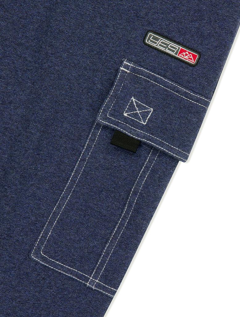 YESEYESEE Y.E.S Stitch Painter Sweatpants Navy