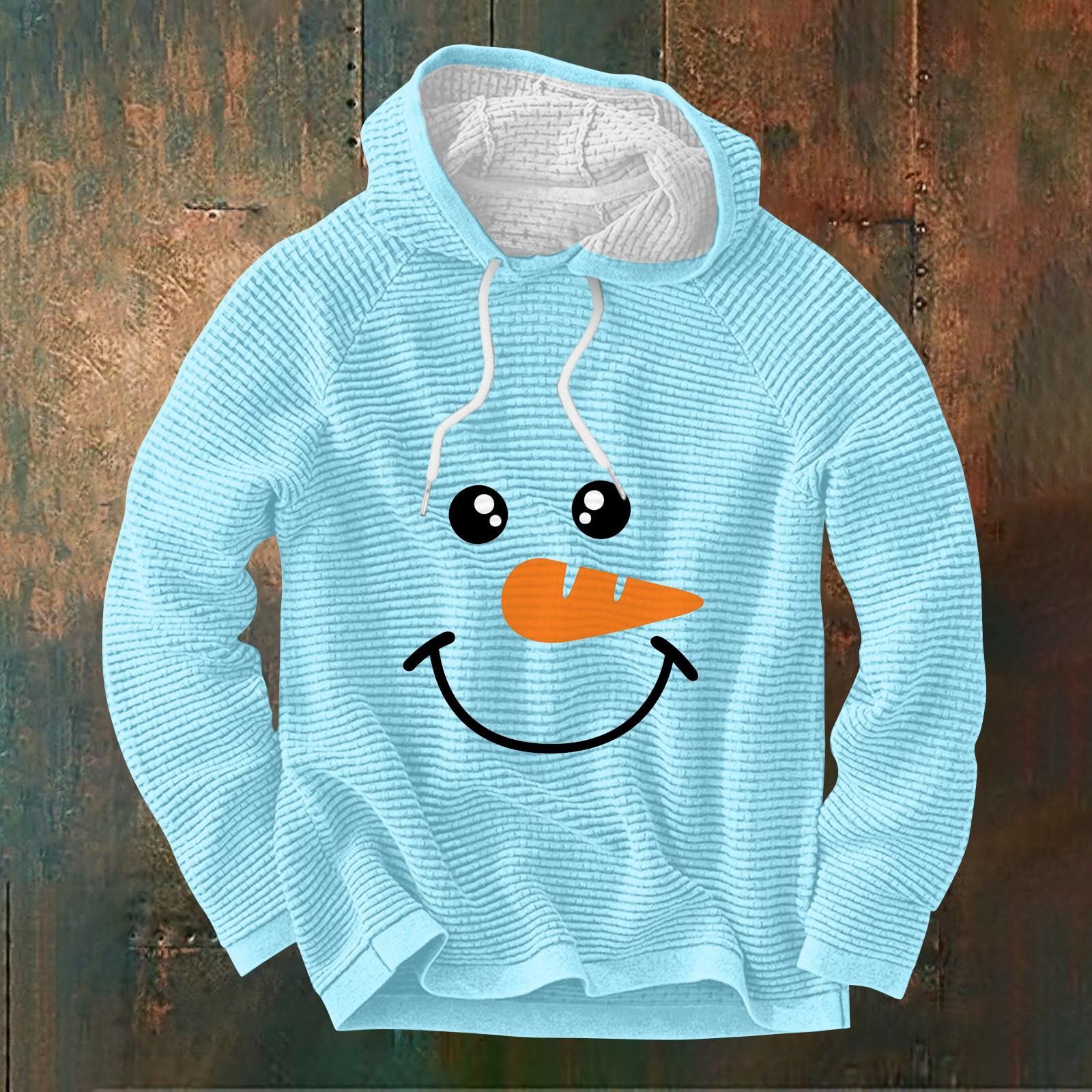 Мужской повседневный и модный свитер с длинными рукавами и капюшоном L 2429₽