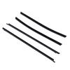 4Pcs Car Window Seal Strip Set Replacement for Tacoma Double Cab 2005 2015 68161 04050 Rubber Weather Proof Supplies