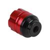 Front Fork Frame Slider CNC Aluminum Alloy Rustproof Stylish Universal Crash Protector for MotorcycleRed