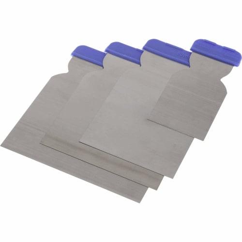 

TOOLCRAFT Finixa Flexible Metal Spreaders, Pack of 4, 4 Types, 1 of Each, Widths: 50mm/80mm/100mm/120mm