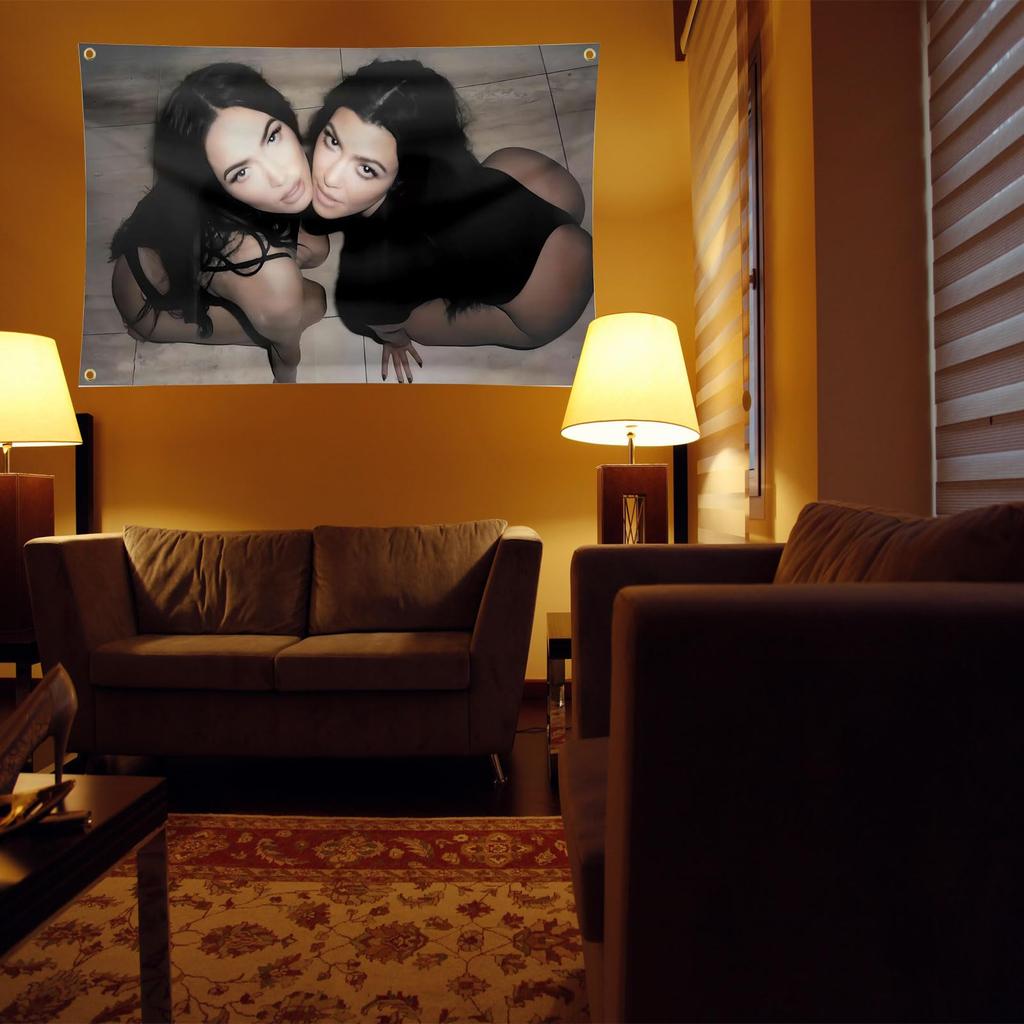 Sexy Couple Portrait Tapestry Sensual Bedroom Dormitory Wall Hanging Homestay Living Room Home Decor Tapestry