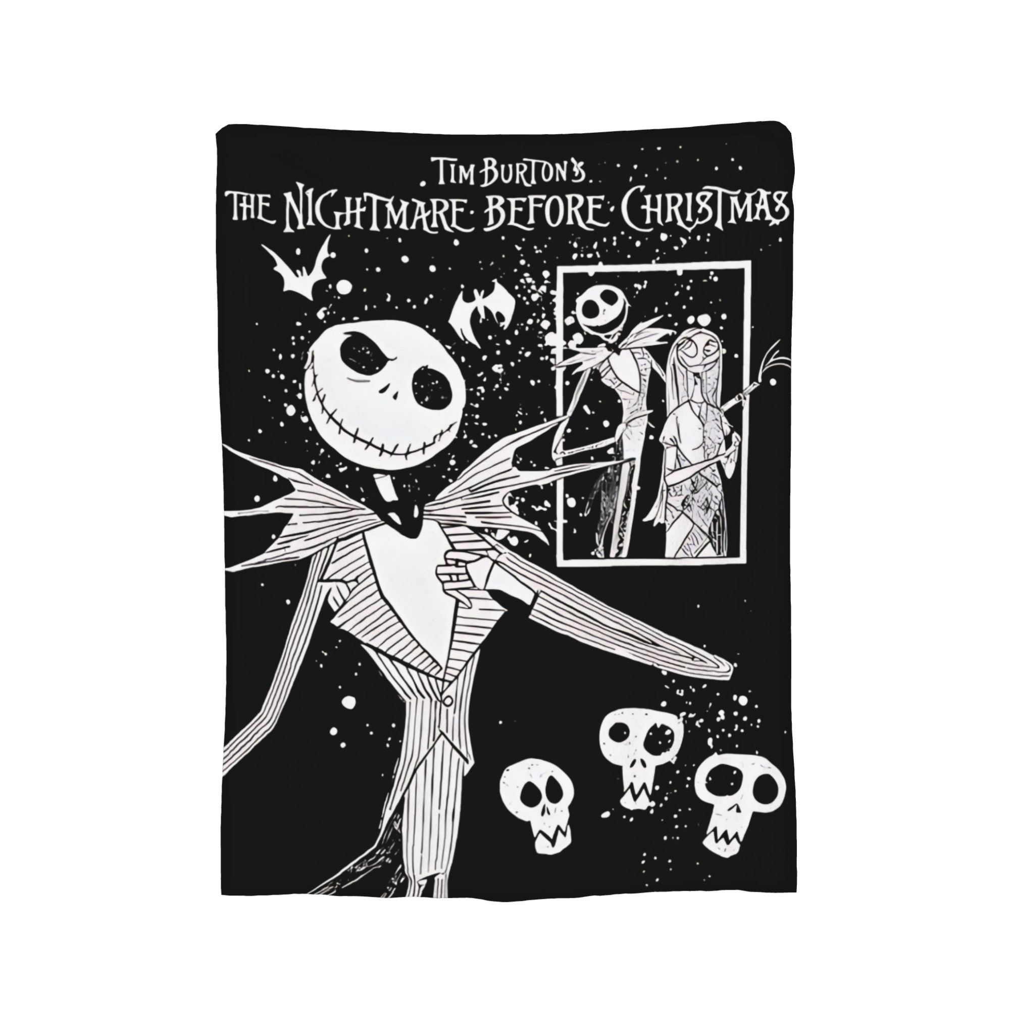 

The Nightmare Before Christmas Jack Costume Flannel Throw Blanket Blanket for Bed Couch Ultra-Soft Bedding Throws, 75x90cm