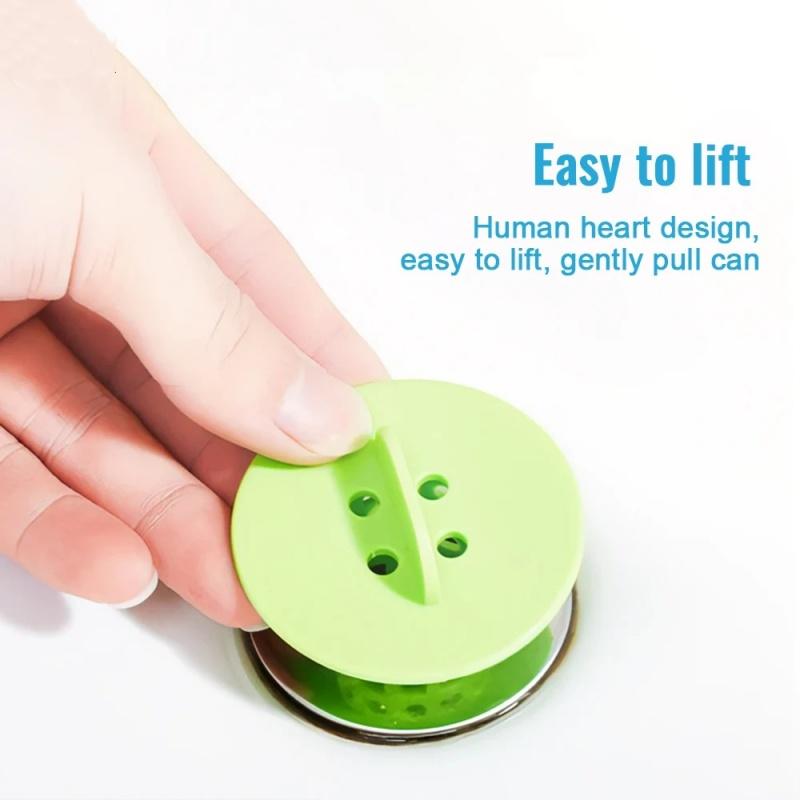 Bathroom sink drain strainer, hair catcher shower drain cover, suitable for bathroom bathtub shower and sink
